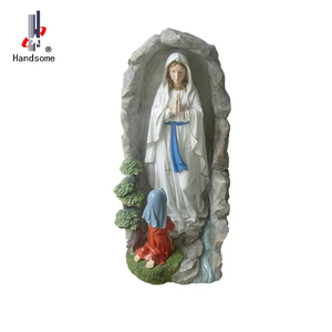 Estatua de la Virgen María y el Niño <span class=keywords><strong>Jesús</strong></span> de 36 Pulgadas, de Poliresina, Pintada a Mano, Duradera, Personalizable, Decoración para el Hogar - Product Image 6