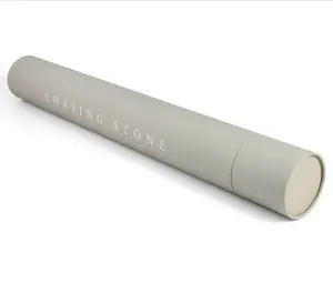 Boite en carton, en forme de Tube, pour Tube de Yoga, emballage en papier