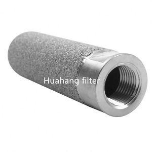 Cartucho de filtro de titanio sinterizado poroso de 100 Um Vela de filtro sinterizado de acero inoxidable para elementos de filtros de retrolavado - Product Image 4