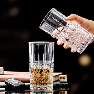 Wholesale Thick Reusable Eco-Friendly Lead Free Crystal Whiskey Scotch <b>Bourbon</b> Rum Gin Water Cocktail <b>Glasses</b> Break Resistant - Product Image 5