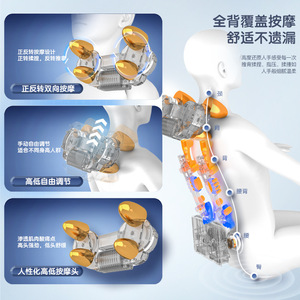 Sillón de Masaje Corporal Completo con Vibración y Amasamiento Eléctrico para Alivio de Hombros, Cuello, Espalda y Cadera, Sofá Reclinable Inteligente para Oficina - Product Image 1