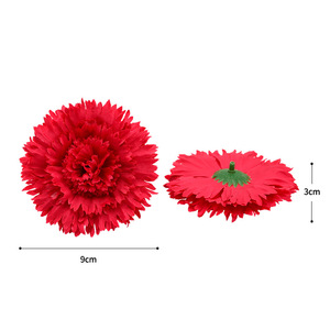 Fleurs artificielles de chrysanthème Dongchen Crafts, 9 cm, fleurs en soie pour décoration intérieure, accessoires de mariage - Product Image 5