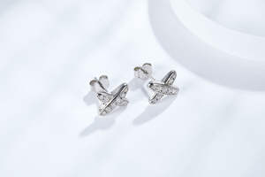 Pendientes Clásicos con Forma de Gota de Agua con Moissanita y Plata, Joyería de Moda, Material Principal: Silicona - Product Image 2