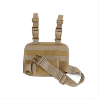 Accessoires de chasse tactiques personnalisés pochette de jambe réglable plate-forme cuisse plate-forme MOLLE plate-forme avec sangles