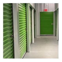 Porte en acier enroulable de conteneur d'expédition modifiée bon marché d'approvisionnement d'usine pour les unités et les kiosques d'entreposage libre-service