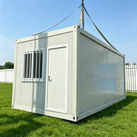 Fabricant Direct Prix Bas Maison Conteneur Pliante Modulaire Préfabriquée en Acier de 20 pieds Écologique pour Bureau et Hôtel