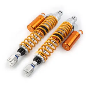 Motorcycle Modify Rear Air Shock Absorber 320mm CB400 12.5" Pressure Can Be Adjusted By Springs And Air (Nitrogen)