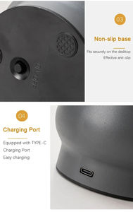 LED <b>Table</b> Lamp USB Rechargeable Night Light Portable Touch <b>Bedside</b> Dinning <b>Table</b> Lamps Living Room Bedroom Decoration - Product Image 5