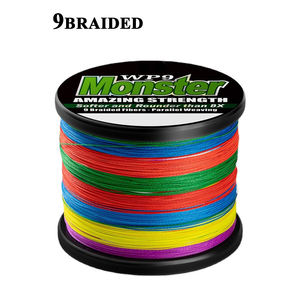 Ligne <span class=keywords><strong>de</strong></span> pêche tressée PE multifilament 9 brins, <span class=keywords><strong>fil</strong></span> tressé 18LB-85LB, ligne <span class=keywords><strong>de</strong></span> pêche pour eau salée 1000M, qualité japonaise 1000m - Product Image 2