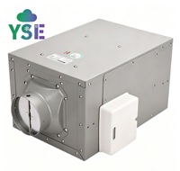 Ventilateur extracteur puissant et moderne à flux unidirectionnel pour hôtels, bureaux, grands espaces et centres commerciaux à fort volume d'air