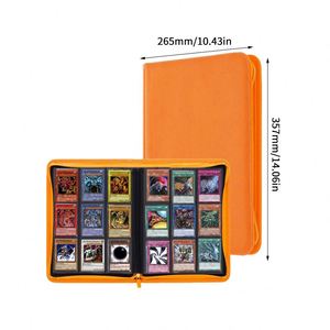 Classeur de cartes à collectionner FUXI en cuir PU à 9 pochettes, album photo avec pochettes amovibles pour cartes de baseball, de jeux et de TCG - Product Image 2