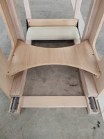 Baril d'escalade en bois d'érable Physio-Rehab réglable, écologique, durable, pour l'alignement, usage commercial, OEM, boutique, studio de Pilates, pour le corps