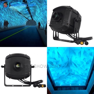 Projecteur LED extérieur 200W IP65 à effet vague d'eau, projecteur de gobo à effet vague d'eau océanique, télécommande infrarouge, éclairage de scène à effet vague d'eau LED - Product Image 5