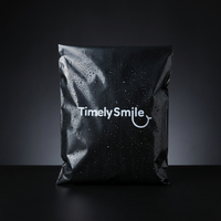 Sacs d'expédition biodégradables personnalisés en polyéthylène noir mat, sacs écologiques pour vêtements, sacs d'expédition en plastique biodégradable