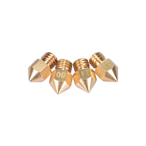 MK8 Đầu Phun Ren Bằng Đồng Thau M6 Đầu In Cho Máy In 3D <span class=keywords><strong>Hotend</strong></span> CR10 Đầu Nối Chịu Nhiệt 3 <span class=keywords><strong>Hotend</strong></span> 0.2-1.0Mm - Product Image 5