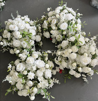 Fleurs et plantes décoratives OEM, décoration florale artificielle, boule de fleurs artificielles de luxe personnalisée et colorée pour guide routier, mariage