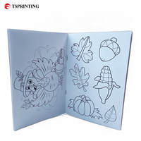Joyeux Thanksgiving livre de coloriage impression pour enfants enfants couverture souple exercice activité personnalisé livre de coloriage Service d'impression