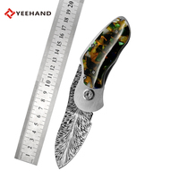 Couteau de camping artisanal en acier 3Cr13 forgé à la main Yeehand