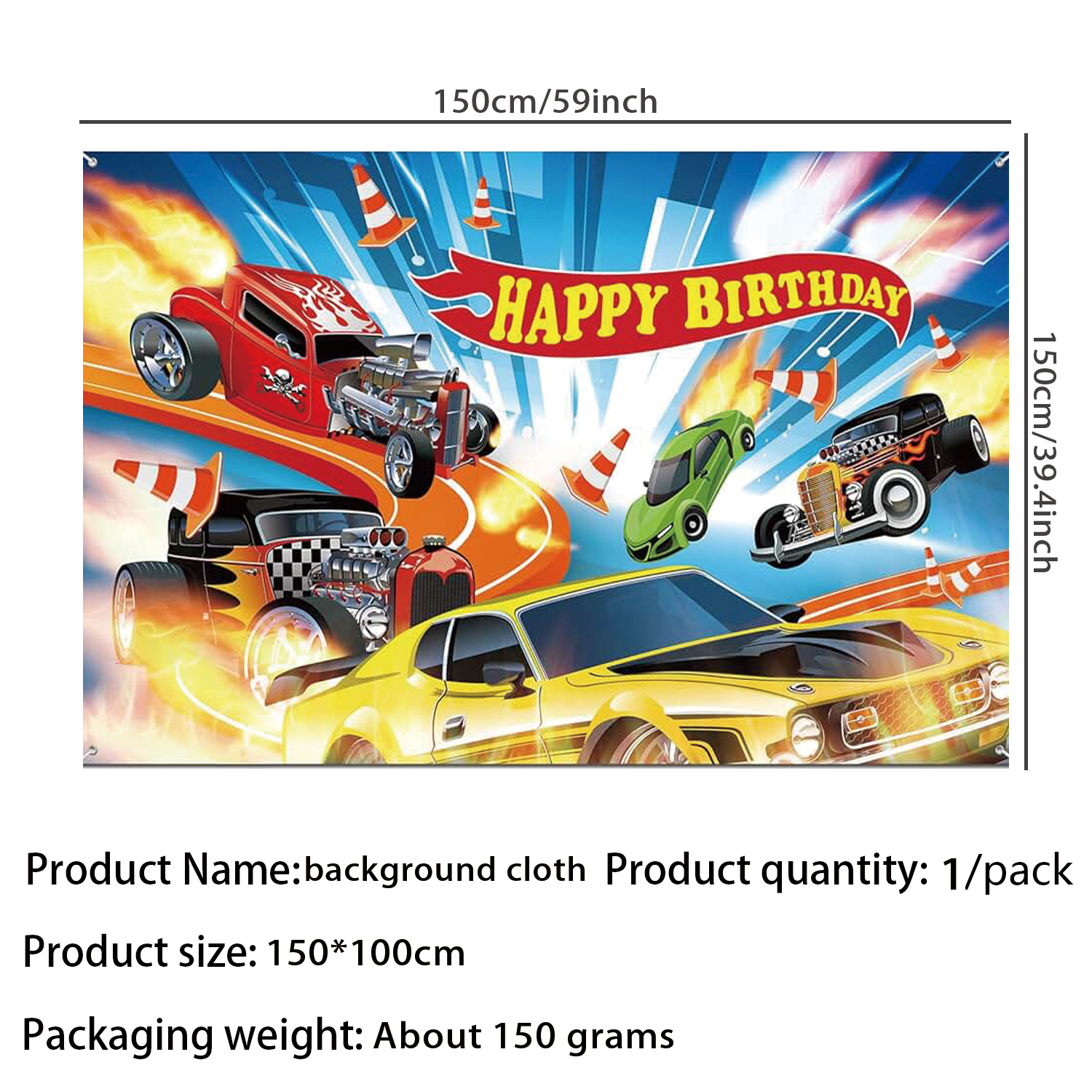 Decoración para tarta grande - 1 unidad