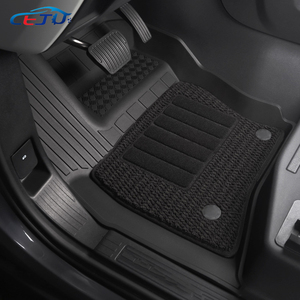 Accessoires intérieurs de <span class=keywords><strong>voiture</strong></span>, tapis de sol de <span class=keywords><strong>voiture</strong></span> en ABS <span class=keywords><strong>noir</strong></span>, tapis de coffre, couvre-tapis pour Land Rover Defender 90 - Product Image 6