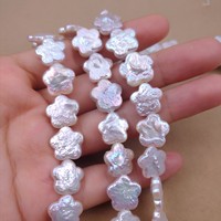 Perles de forme irrégulière de style baroque, perles d'eau douce naturelles, 12-13 mm, pour la création de bijoux
