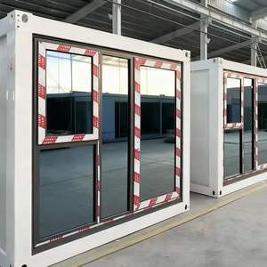 منزل حاويات مسبق الصنع بهيكل فولاذي 20 قدم و40 قدم قابل للتوسيع، منزل متنقل قابل للفك للفنادق/المكاتب/التخييم - Product Image 2