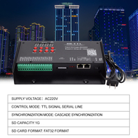 Aipin H8-TTL 8 Port DMX512 TTL 1024IC RDM Décodeur Master RGB LED Strip Light Constant Voltage Program Project Controller