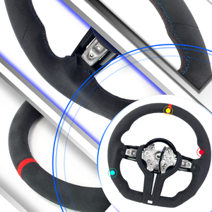 <span class=keywords><strong>Interior</strong></span> del coche para <span class=keywords><strong>BMW</strong></span> Modelos 1 Serie 3 Serie X6 X5 F30 F31 F32 F20 E92 <span class=keywords><strong>E60</strong></span> Volante de gamuza - Product Image 3