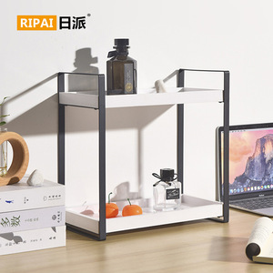 Estante de Almacenamiento de Madera Ripai de Doble Capa, Organizador Multifuncional de 2 Niveles para Cocina, Baño, Sala de Estar y Encimera - Product Image 2