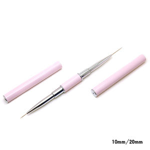 ปากกาปลายสองด้านมีรายละเอียดศิลปะตกแต่งเล็บแบบมืออาชีพสีโรสโกลด์ปากกาหัวไนลอนเส้นใยไลเนอร์อุปกรณ์วาดภาพเล็บเป็นลอน - Product Image 6