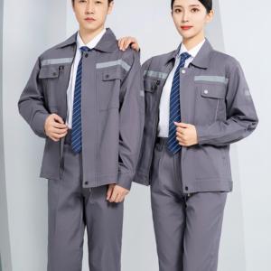 Stock rapide hommes femmes travailleur uniforme à manches longues réflecteur étanche sécurité mode pour usine logistique Garage <span class=keywords><strong>tenue</strong></span> - Product Image 6