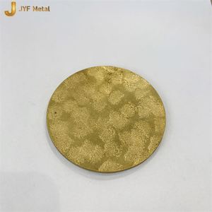 LL257 Antique Brass Copper Hammered 304 Stainless Steel Plate Decorative Bending Cutting Welding for Hotel Commercial Use - Product Image 1