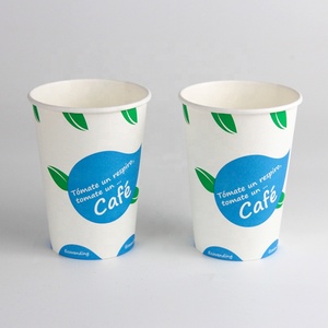 Cốc Giấy Kraft Dùng Một Lần Không Tẩy Trắng 12Oz 400Ml Và Cốc Giấy Có Nắp Đậy - Product Image 5