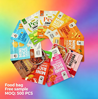 Sachet Doypack Personnalisé Imprimé en Héliogravure de Haute Qualité avec Fermeture Éclair pour Emballage de Snacks, Anti-Humidité, Anti-Fuite, Alimentaire Stratifié