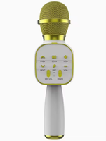 Microphone sans fil professionnel pour karaoké, haut-parleur, microphone de studio portable pour smartphone
