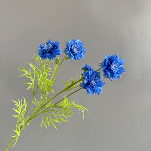 Fleur artificielle de <span class=keywords><strong>bleuet</strong></span> à 5 têtes en soie Fengju, pour décoration de mariage, accessoires de photographie, décoration intérieure, Chine, deux cents - Product Image 2