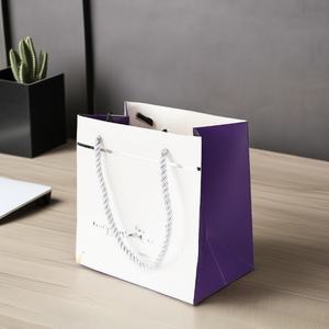 Crown Win Custom Recycled Materials <b>Paper</b> Shopping Bags Gold Foil Embossing Matte Glossy Lamination UV Coating Durable Stylish - Product Image 2