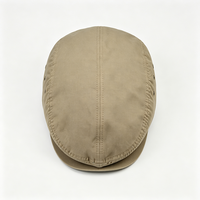 Casquette plate unisexe vintage en coton, style newsboy, respirante, avec œillets métalliques, réglable, décontractée pour les sorties quotidiennes unisexes
