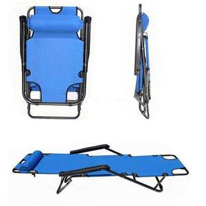 Fauteuil inclinable multifonctionnel durable pour patio, plage, camping et <span class=keywords><strong>loisirs</strong></span> intérieurs - Product Image 5
