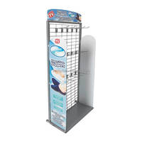 Tongs suspendues à 4 voies, 1 paire, présentoir de chaussures en métal blanc, sandales, pantoufles, Promotion
