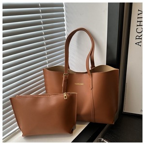 2025 sacs fourre-tout NewWoman sacs à main en cuir PU pour femme ensemble de <span class=keywords><strong>2</strong></span> pièces sacs de transport pour femme de grande capacité - Product Image 3