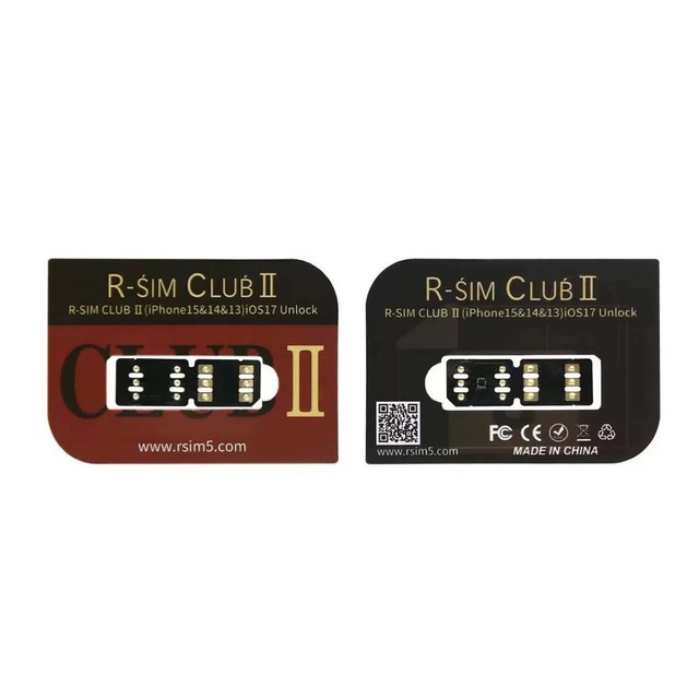 R-SIM18 CLUB+ Dual-Chip Unlocking Card for 14 Series 5G Version IOS16 Card Sticker