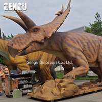 Statue de citrouille animatronique modèle de dinosaure en métal d'intérieur 3D fait à la main pour les centres commerciaux aéroports publics garderies jardins d'enfants