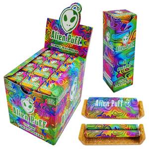 Máy cuốn thuốc lá bằng nhựa gai dầu 78mm, in logo tùy chỉnh, bán buôn, 1 cái/gói, in thương hiệu OEM - Product Image 1