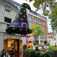 Jardin extérieur Halloween Modèle gonflable géant Grande sorcière Dinosaure Fantôme Monstre Citrouille Lumineux Cour Décoration Blow up