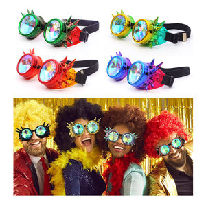 แว่นตาสไตล์วิคตอเรียน วินเทจ สำหรับงานเทศกาล งานปาร์ตี้  ตกแต่งด้วยหมุดโลหะ  แนวสตีมพังก์  สำหรับคอสเพลย์  แว่นกันแดด  ขายส่ง - Product Image 5