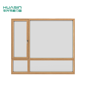 <span class=keywords><strong>Ventanas</strong></span> de Madera Revestidas de Aluminio Modernas Huasin NFRC CE para Villas de Ahorro Energético, Excelente Aislamiento Acústico y Térmico - Product Image 5