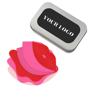 Nouvelle arrivée de qualité médicale en forme de lèvre rose bande de bouche femmes bande de sommeil, anti ronflement et bouchon de respiration buccale - Product Image 1