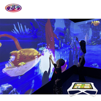 Aquarium interactif avec 10 jeux, système de projection laser pour les musées, les centres scientifiques et les expositions pour enfants