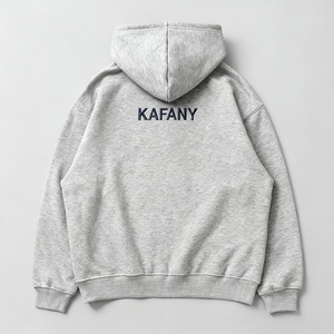 Felpa con Cappuccio Corta da Uomo Personalizzata 100% Cotone French Terry Nero Sbiadito Oversize Lavaggio Acido <span class=keywords><strong>Schizzi</strong></span> <span class=keywords><strong>di</strong></span> Vernice Ricamata Tinta Unita - Product Image 4